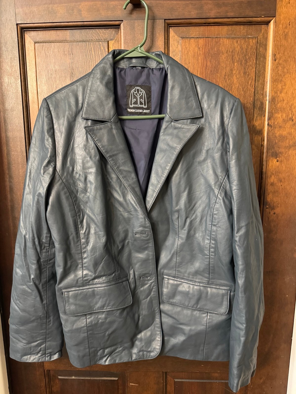 NEW Men’s leather blazer XL