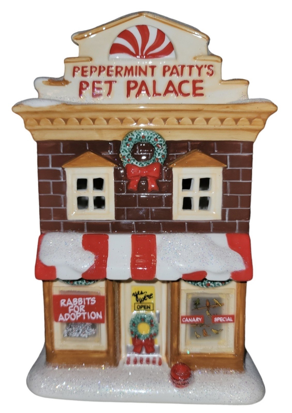 ❌SOLD❌Department 56 PEANUTS Peppermint Patty's Pet Palace RARE Retired Building