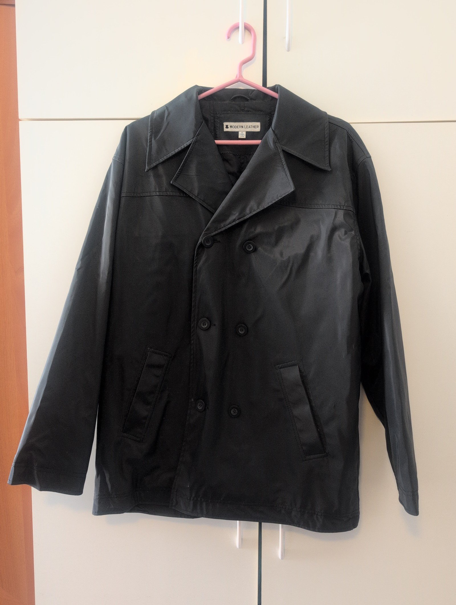 Modern Leather • button down jacket (size M)