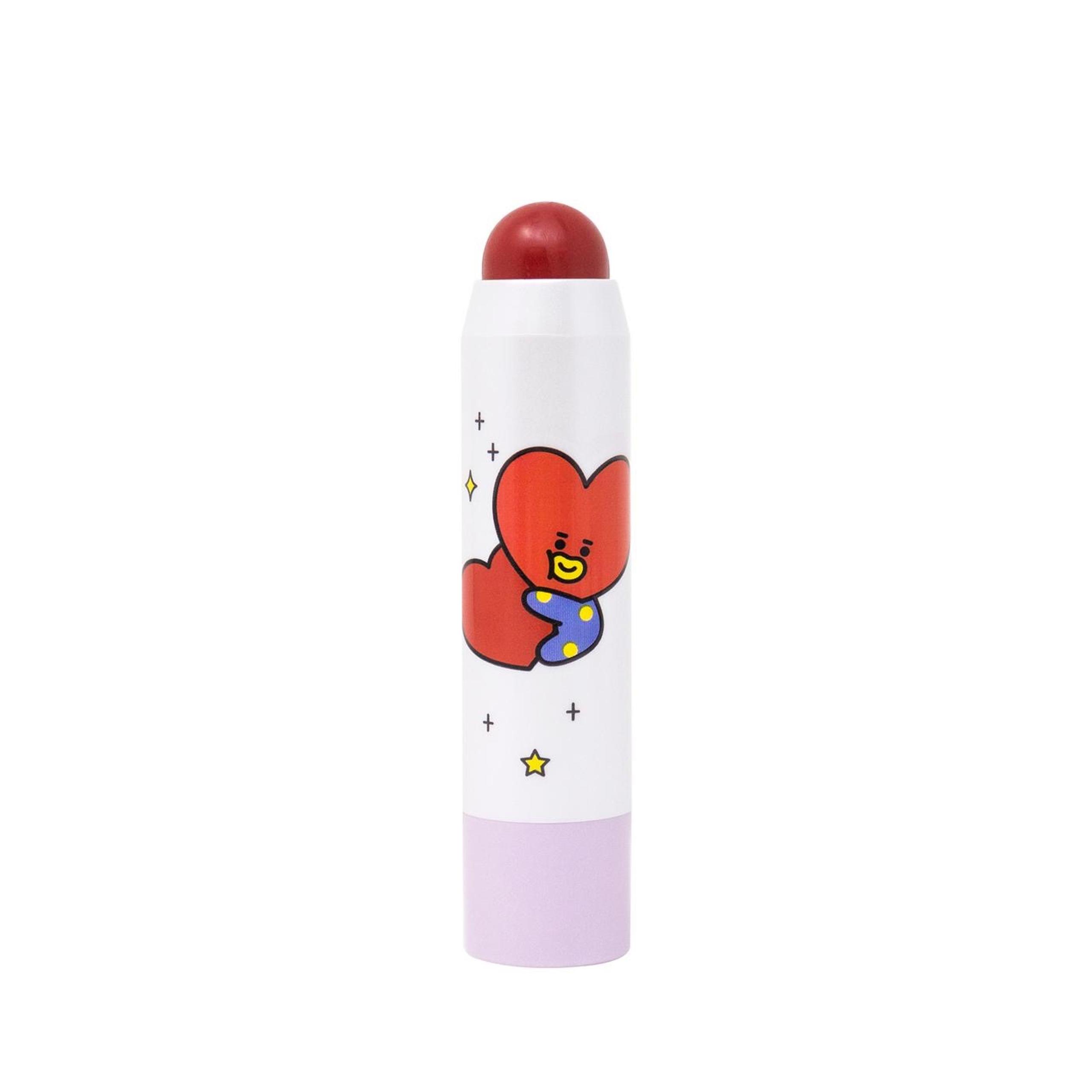 The Creme Shop x BT21 Lip + Cheek Chic Stick Tinted Essence Stick (K-Pop Red)