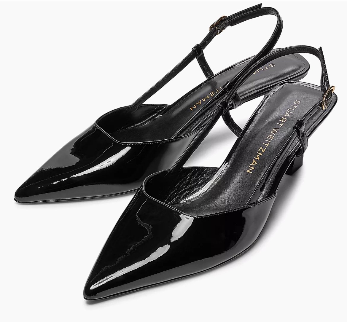 Stuart Weitzman Vinnie 50MM Patent Leather Pumps
