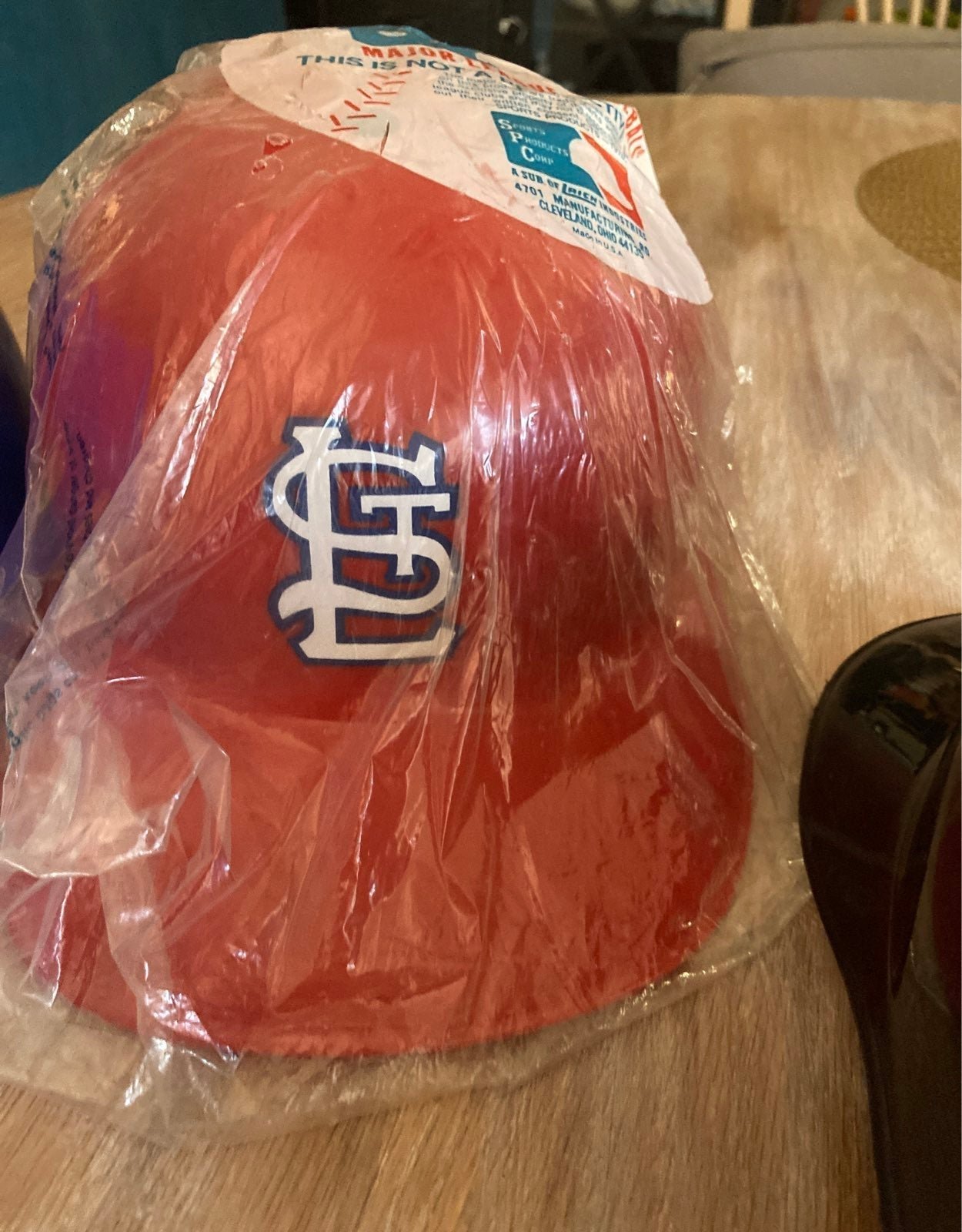 st louis cardinals vintage baseball helmet 1969 nostalgic