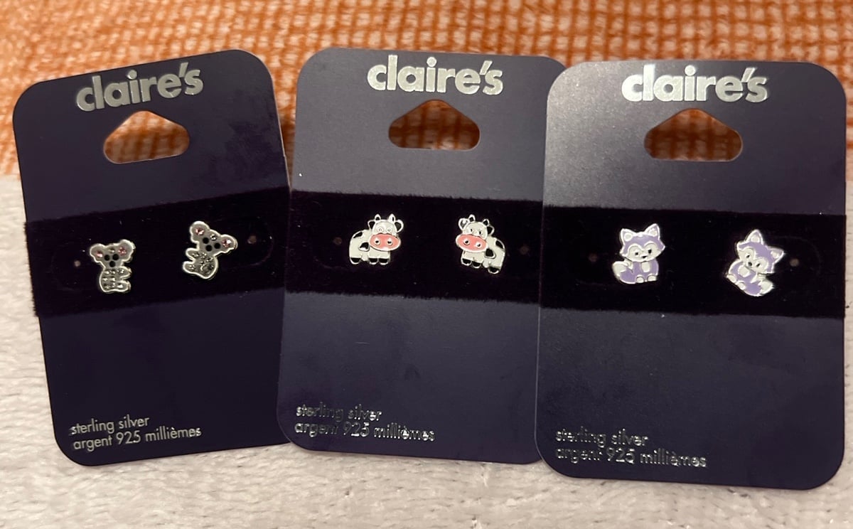 earrings sterling silver girls