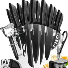 20 Pcs Kitchen Knife Set, Chef Knife Set & Steak Knives - Professional Design