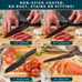 20 Pcs Kitchen Knife Set, Chef Knife Set & Steak Knives - Professional Design
