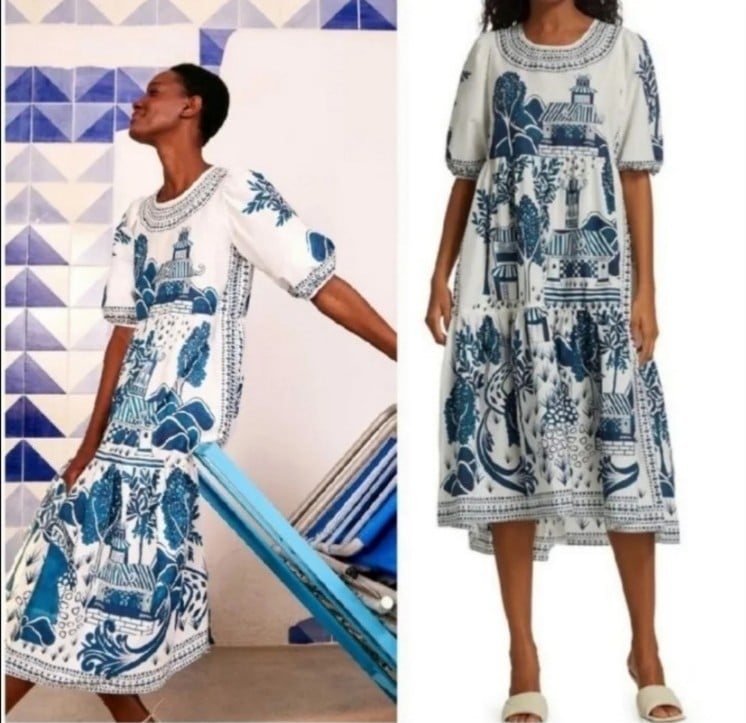 Farm Rio Ancient Garden Mididress