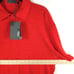 NWT G/FORE Peru Made Pique Knit Polo Shirt Poppy Mens G4MS23K460 Size XL