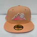 Colorado Rockies New Era MLB Peaches And Cream Cap Hat Fitted Size 7 3/8