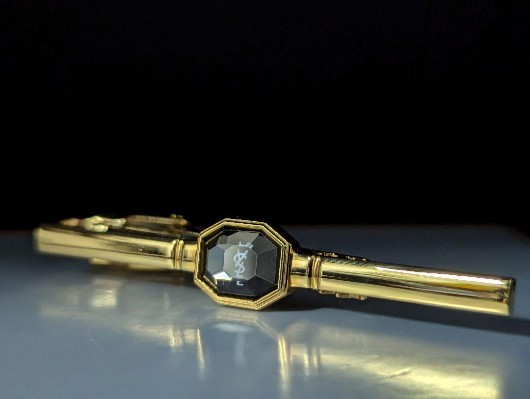 Yves Saint Laurent Tie Clip with Crystal