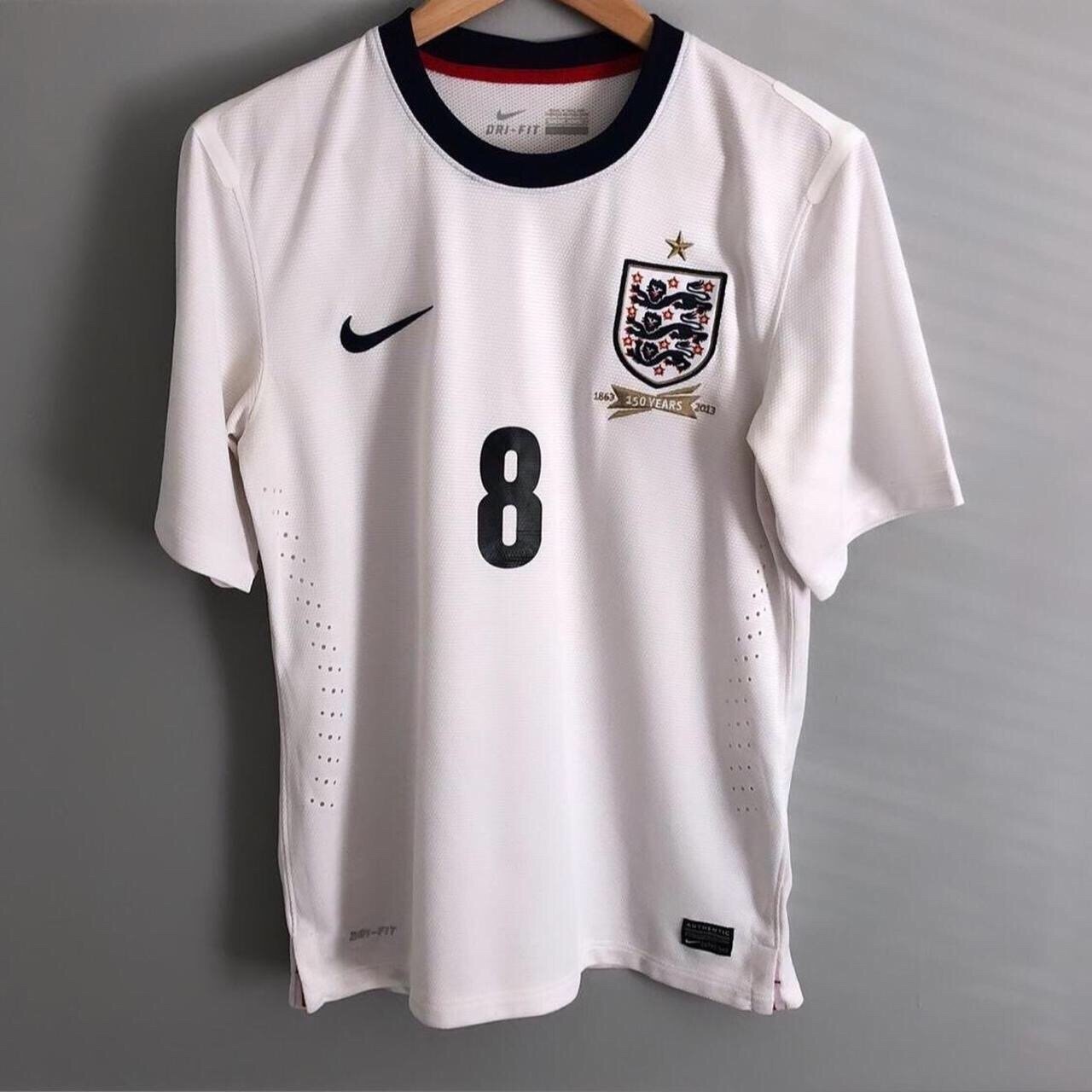 (Men’s Small) Nike England 2013-2014 Home Player Version Jersey