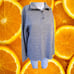 Polo Ralph Lauren Gray Heathered Cotton Quarter Zip Pullover Sweatshirt Size XL