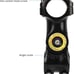 Pilipane Bike Handlebar Camera Clamp with Selfie Stick, Versatile Mount for Moto