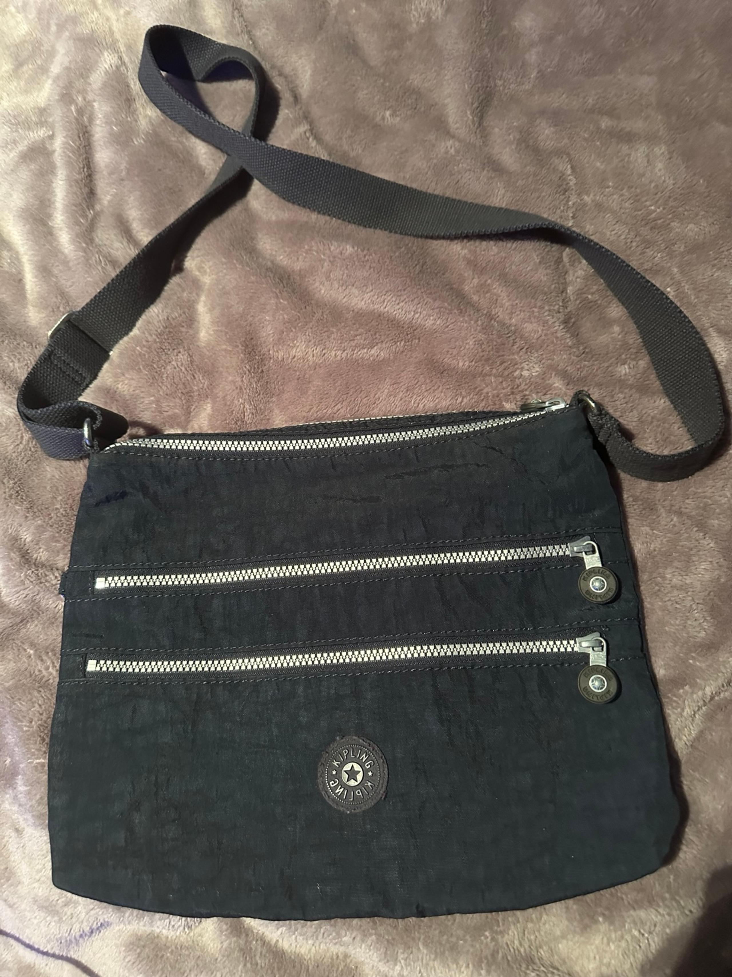 Kipling Alvar Crossbody Bag Handbag Shoulder Bag Navy Blue - Kiplling