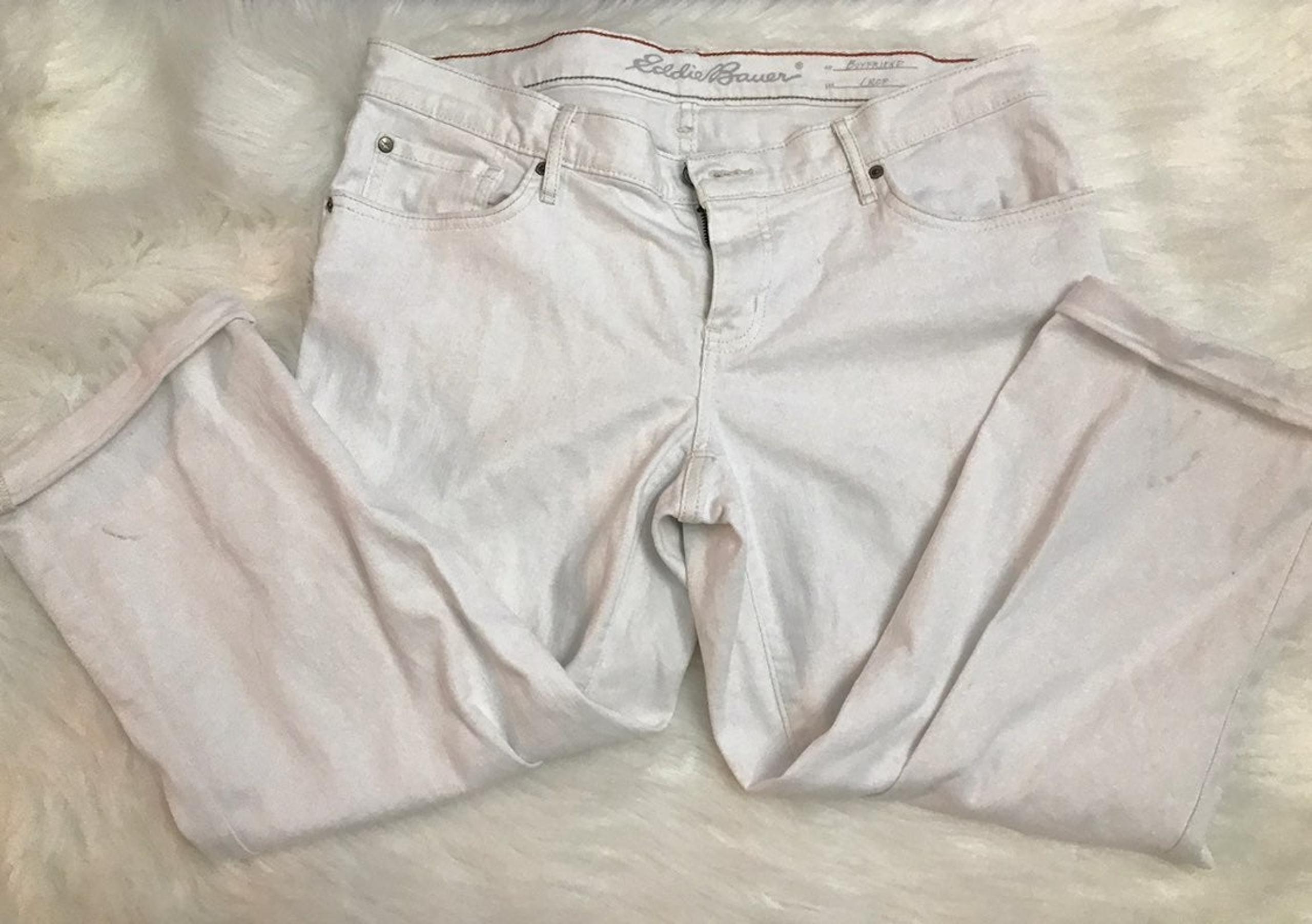 White Denim Capris