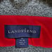Lands' End Jacket Men XL Red Full Zip Mock Fleece Lined Pockets Long Slv Outdoor
