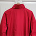 Lands' End Jacket Men XL Red Full Zip Mock Fleece Lined Pockets Long Slv Outdoor