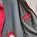 Lands' End Jacket Men XL Red Full Zip Mock Fleece Lined Pockets Long Slv Outdoor