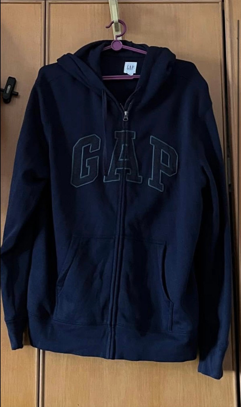 GAP Men's Logo Hoodie Hooded Full Zip Sweatshirt - New w/ tags
