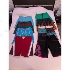 Men's swim trunks, shorts, swimsuit bottoms. SIZE 34. As a lot or by piece