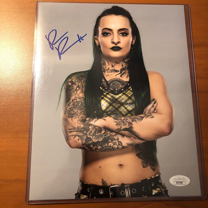 WWE Ruby Riott Autograph Promo Print AEW Ruby Soho JSA COA