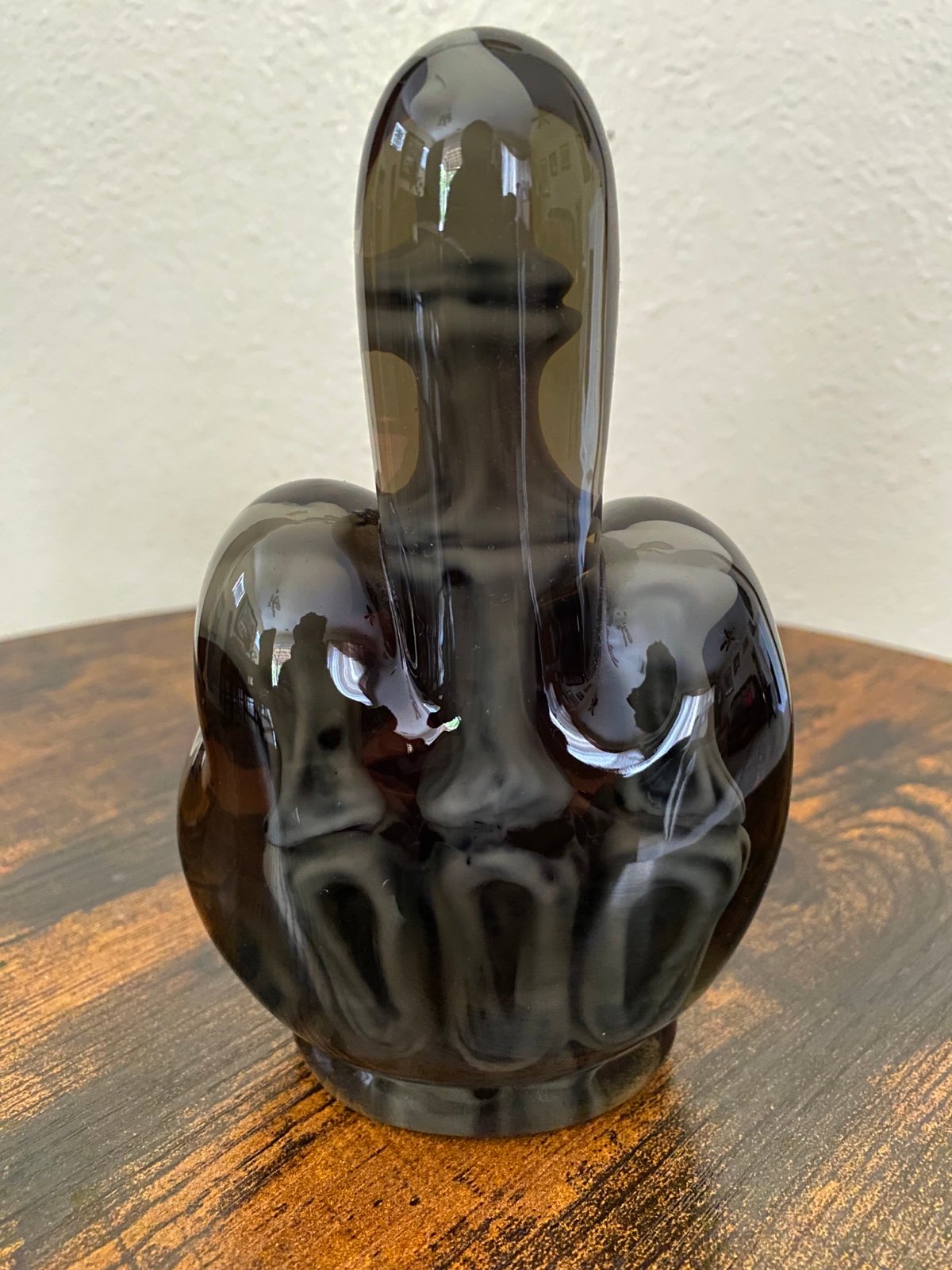 Have a Nice Day 6″ Resin Sculpture – Smoke & Bone GID MrKumkum x Clutter