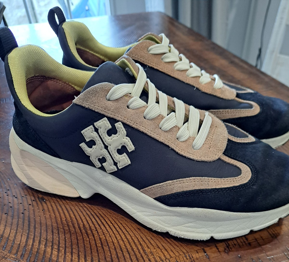 Tory Burch Good Luck Trainer in size 8