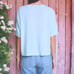 NWT 208 Eileen Fisher Boxy Knit Top XXSmall 0 Blue Runs Large Dropped Shoulders
