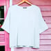 NWT 208 Eileen Fisher Boxy Knit Top XXSmall 0 Blue Runs Large Dropped Shoulders