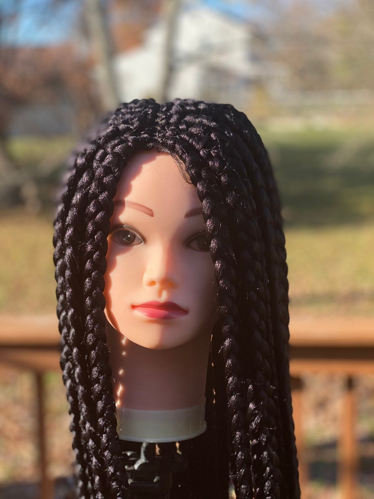 Loose fluffy an bouncy box braids