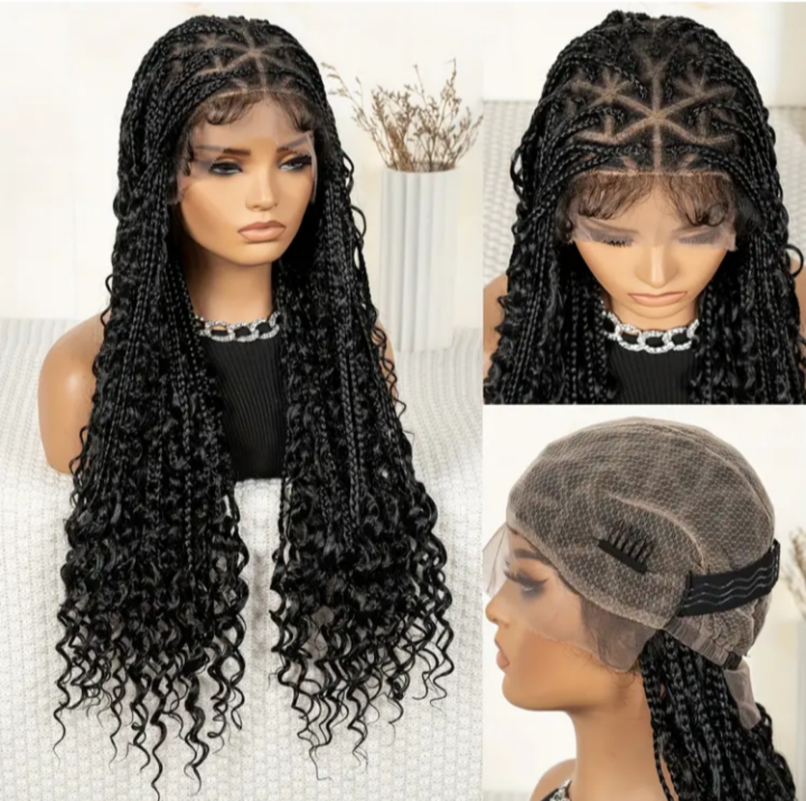 32 Inch HD Full Lace Bohemian Triangle