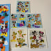 Vintage Sandylion Disney Mickey Mouse Sticker Treasure Kit Case & Stickers Set