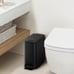 Small Bathroom Trash Can with Lid Soft Close, Step Pedal, 6 Liter / 1.6 Gallon