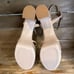 New Womens Schutz Kelsie Beige Leather Platform Block Sandals Heels Size 11 B