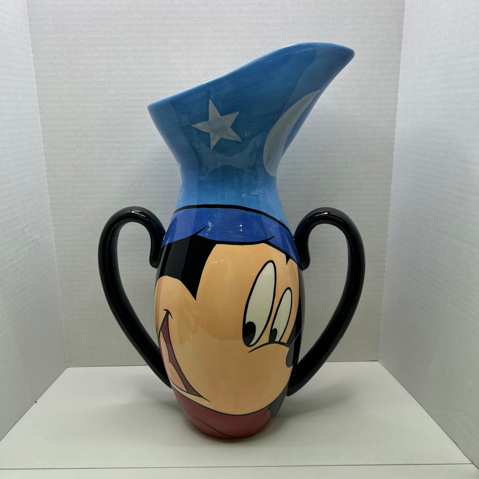 Disney Auctions Sorcerer Mickey Ceramic Vase Pitcher Limited Edition Of 250