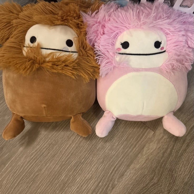 Squishmallows 8" Benny Brina Bigfoot Set Walgreens Soft Pillow Plush Toy NWT