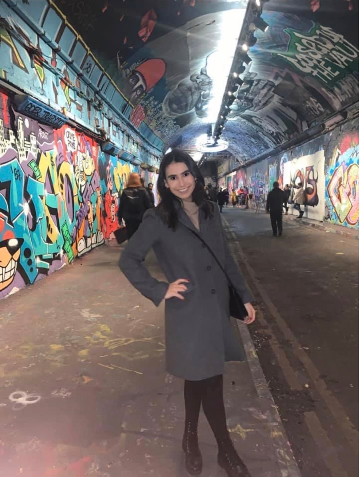 ZARA Grey Peacoat
