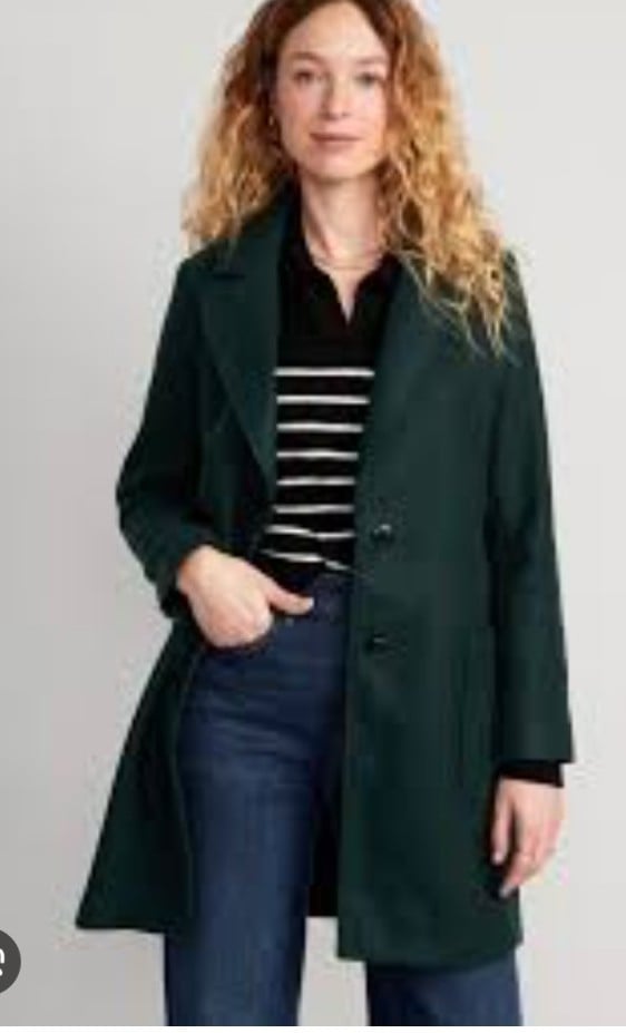 Old Navy soft brush overcoat size S/M