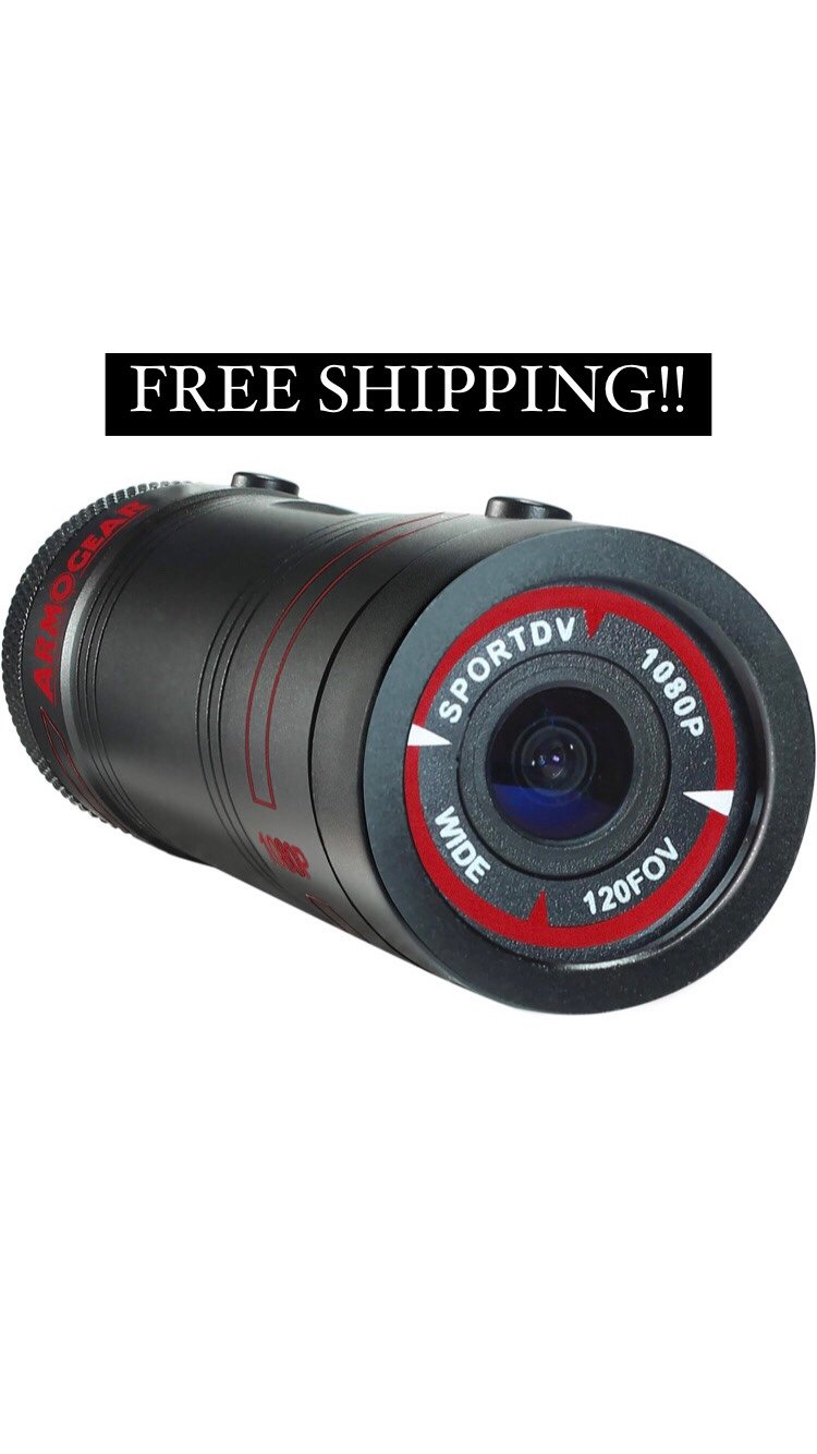 ArmoGear Action Camera with Video Recording – Action Camera Mount on Bike, Helme