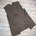 Bryn Walker Cashmere Lambswool Angora Sweater Vest with Front Tie Taupe Medium