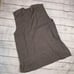 Bryn Walker Cashmere Lambswool Angora Sweater Vest with Front Tie Taupe Medium