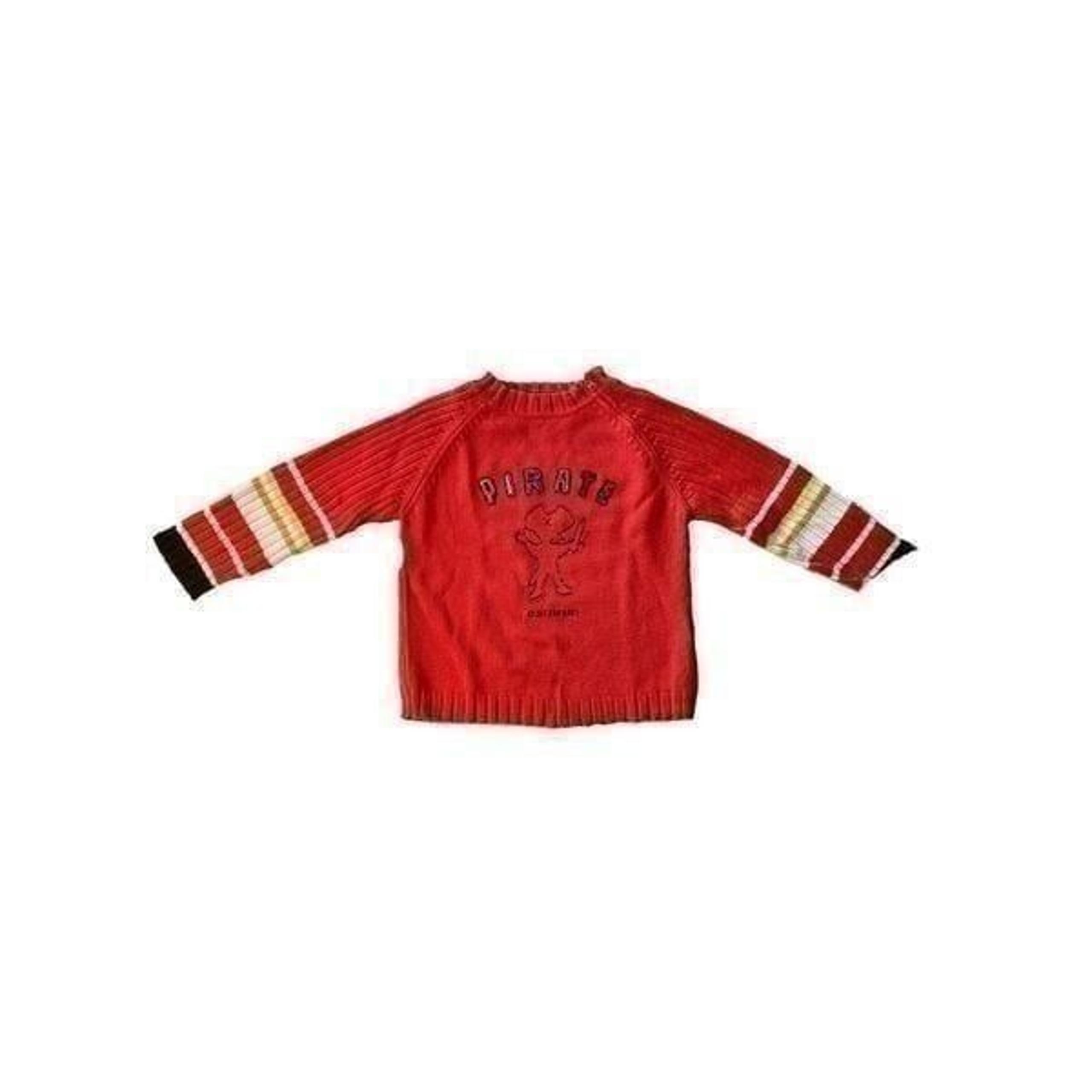 Pirate Boy’s Cotton Sweater Orange Size:4