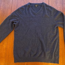 Cashmere Sweater in Navy Blue