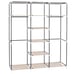 69 Clothes Rack Closet Wardrobe Clothes Storage Organizer with Metal Shelves