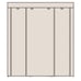69 Clothes Rack Closet Wardrobe Clothes Storage Organizer with Metal Shelves
