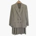 Vintage Bullocks Wilshire - Double Breasted Long Blazer w/Plated Skirt - size 14