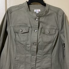 d&co Taupe Denim Jacket