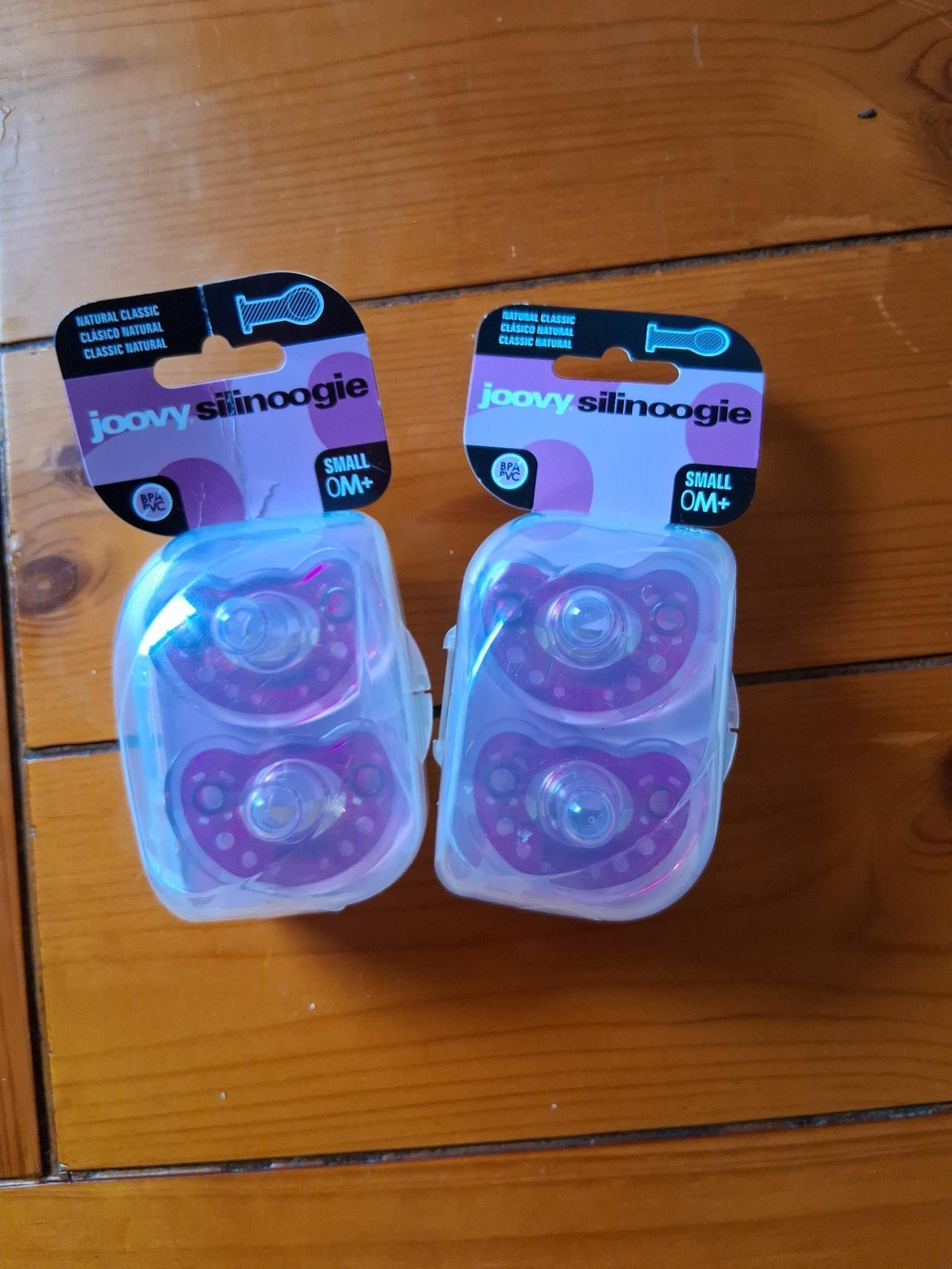 Pacifiers small 0+ months joovy silinoogie 2packs