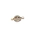 Solid 10K Yellow Gold Large 9mm White Pearl Screw Back Earrings