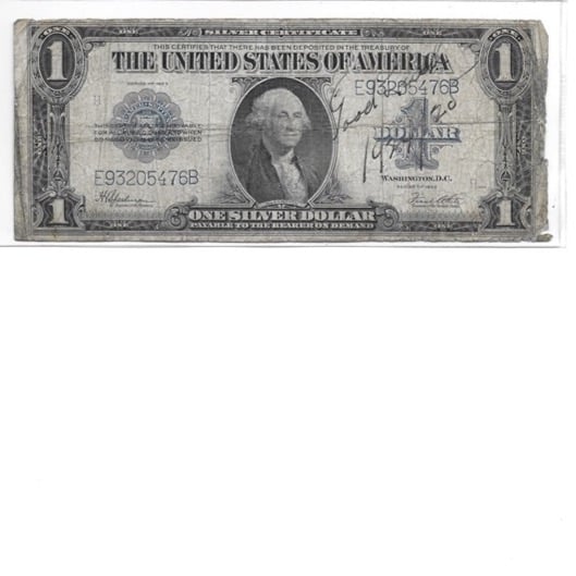Silver Certificate 1923