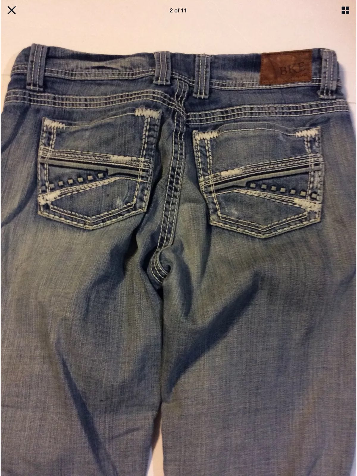 BKE BUCKLE PAYTON CROPPED CAPRI JEANS 31